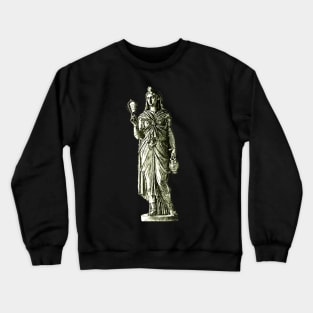 Greco-Roman Statue of the Egyptian Goddess Isis/Asset Crewneck Sweatshirt